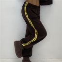 pantalone felpato con polsino clark